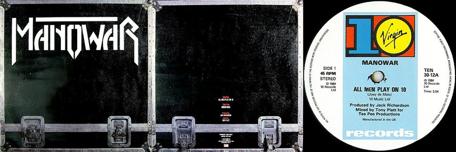 Manowar - All Men Play On Ten (Original Vinyl)