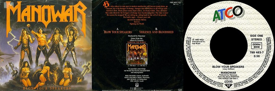Manowar - Blow Your Speakers (Original Vinyl)