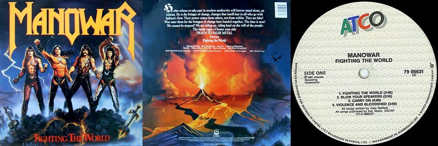 Manowar - Fighting The World (Original Vinyl)