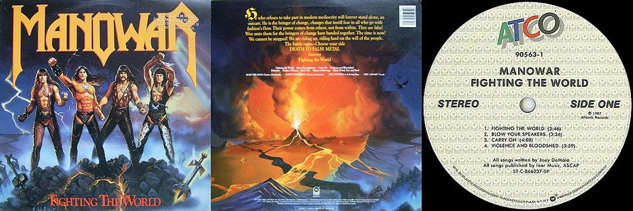 Manowar - Fighting The World (Original Vinyl)