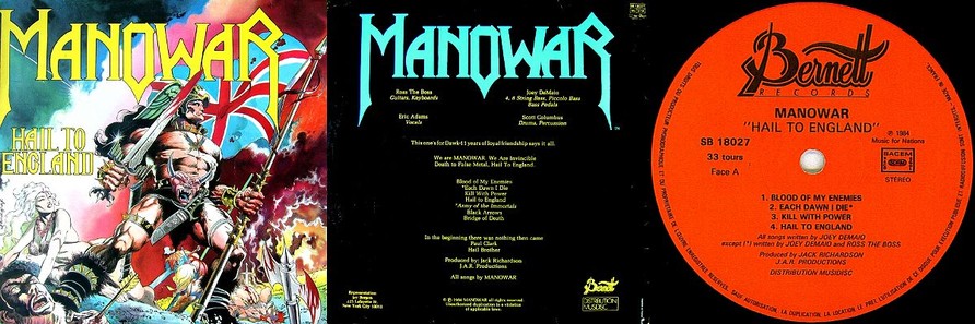 Manowar - Hail To England (Original Vinyl)