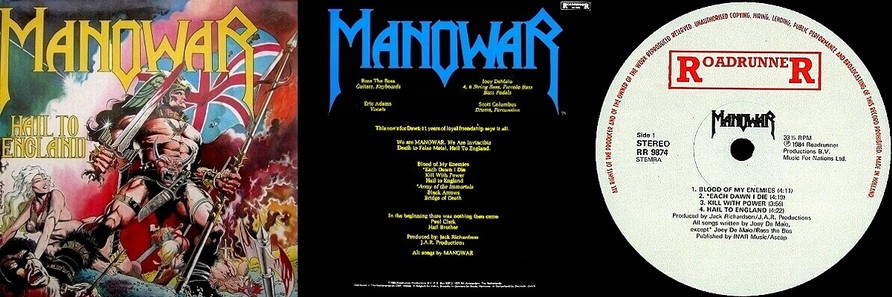 Manowar - Hail To England (Original Vinyl)