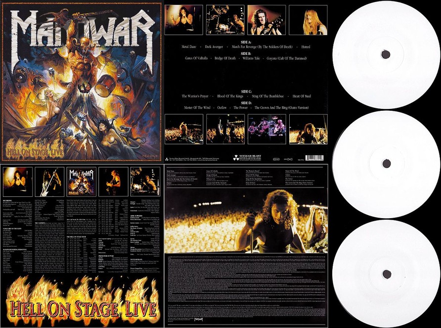 Manowar - Hell On Stage Live (Original Vinyl)