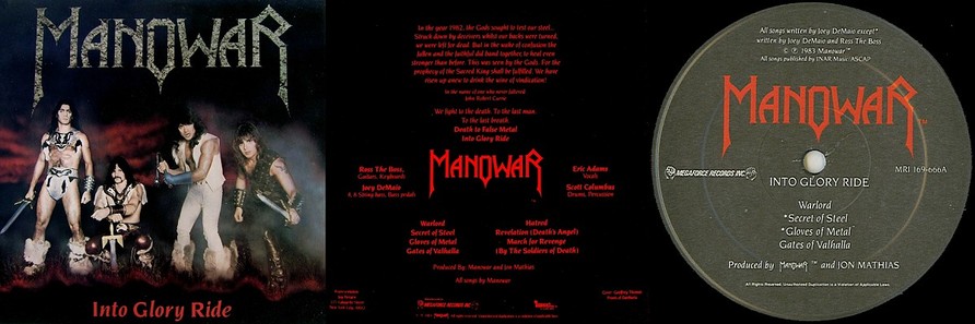 Manowar - Into Glory Ride (Original Vinyl)