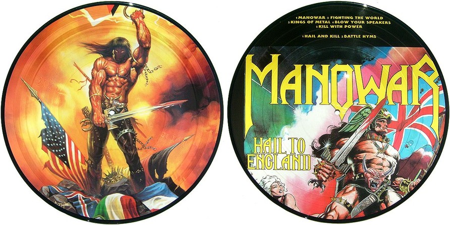 Manowar - Kings Of Metal / Hail To England (Bootleg Picture Vinyl)