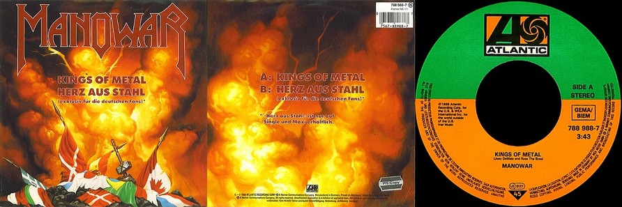 Manowar - Kings Of Metal - Herz aus Stahl (Original Vinyl)
