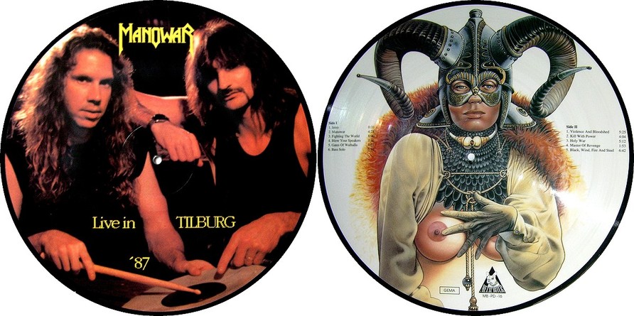 Manowar - Live In Tilburg '87 (Bootleg Picture Vinyl)