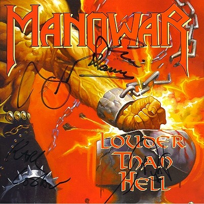 Manowar - Louder Than Hell Inlay