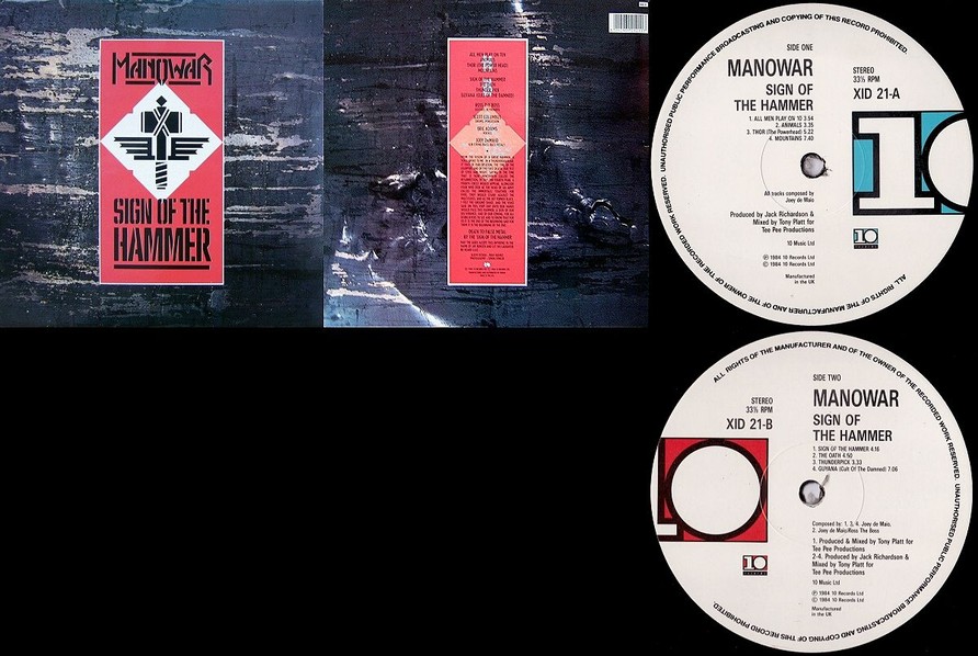 Manowar - Sign Of The Hammer (Original Vinyl)