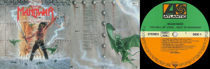 Manowar - The Hell Of Steel (Original Vinyl)