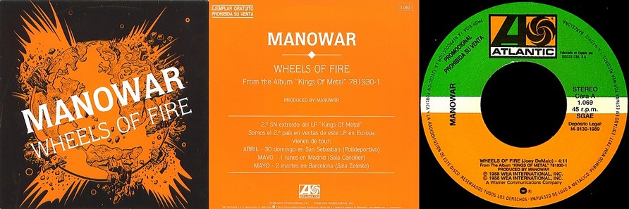 Manowar - Wheels Of Fire (Original Vinyl)